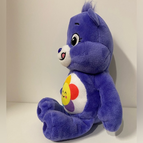 Care Bears Plush Harmony Bear Unlock The Magic Basic Fun Purple Stuffed Animal - Picture 5 of 11